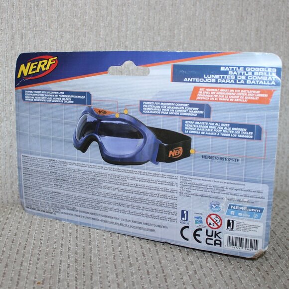 3/$55❤️NERF Elite Battle Goggles Protective Tactical Eyewear Use w/ NERF Blaster - Picture 6 of 7